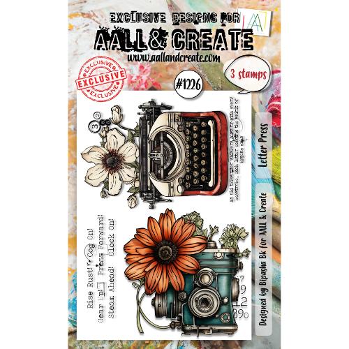 Aall and Create A6 Stamp Set - Letter Press (AALL-TP-1226)