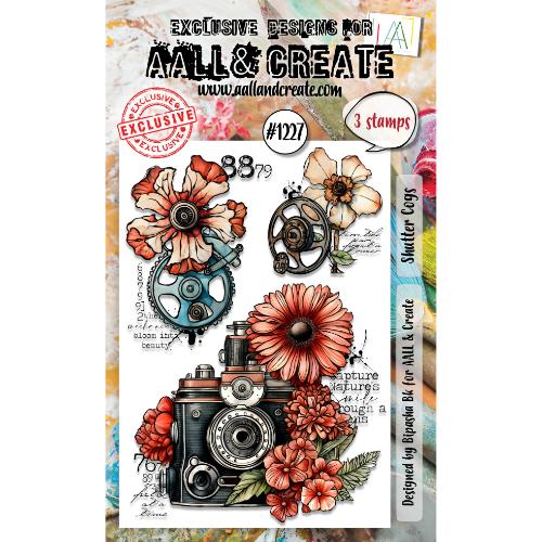 Aall and Create A6 Stamp Set - Shutter Cogs (AALL-TP-1227)