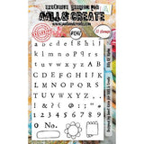 Aall & Create - A6 Stamp Set - Bits Of Alpha (AALL-TP-1247)