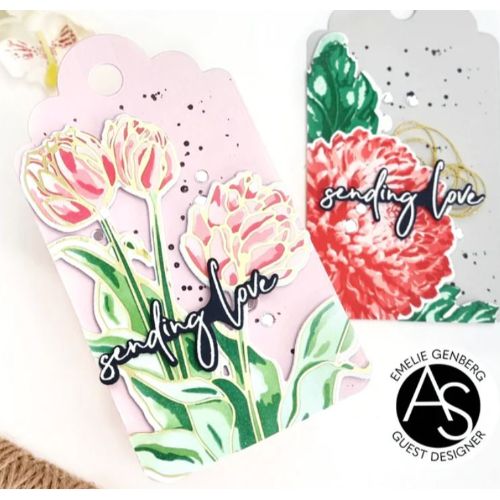 Alex Syberia Designs - Tulips Treasure Hot Foil Plate Set