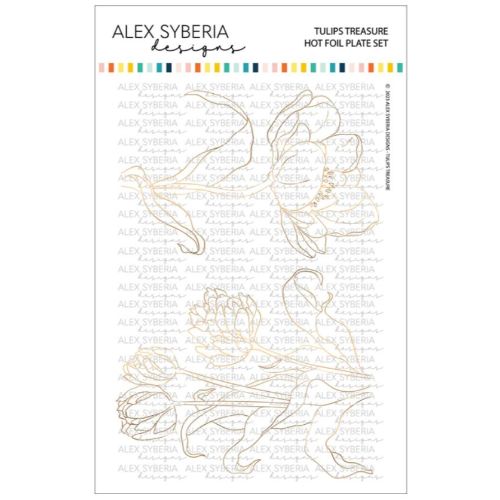 Alex Syberia Designs - Tulips Treasure Hot Foil Plate Set