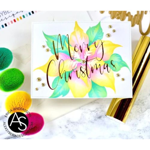 Alex Syberia Designs - Large Merry Christmas Hot Foil