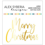 Alex Syberia Designs - Large Merry Christmas Hot Foil