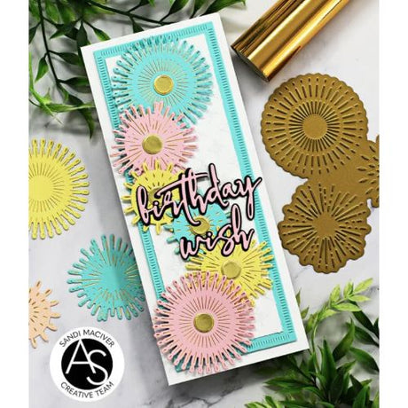 Alex Syberia Designs - Illuminated Night Sky Hot Foil Plate and Die Set