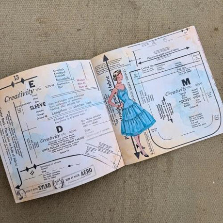 IndigoBlu Sew Lovely 8x8 Inch Paper Book by Mike Deakin (IND1534)