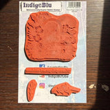 IndigoBlu Where Magic Lingers A6 Red Rubber Stamp (IND1564)