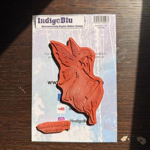 IndigoBlu Glamorous A6 Red Rubber Stamp (IND1566)