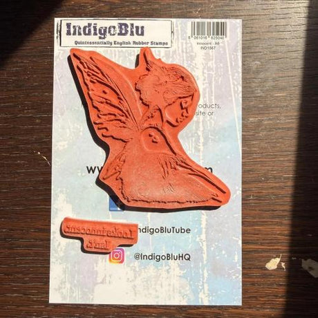 IndigoBlu Innocent A6 Red Rubber Stamp (IND1567)