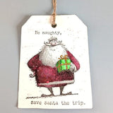 IndigoBlu Cheery Santa A6 Red Rubber Stamp (IND1577)