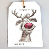 IndigoBlu Cheery Reindeer A6 Red Rubber Stamp (IND1578)
