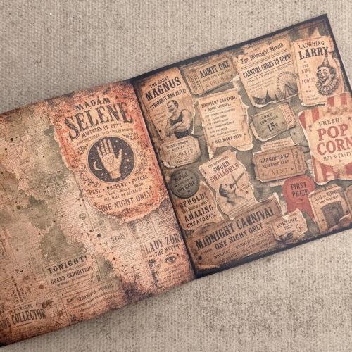 IndigoBlu The Midnight Carnival 8x8 Inch Paper Book (IND1585)
