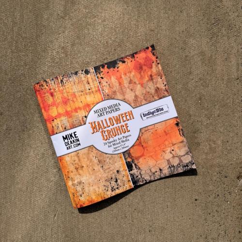 IndigoBlu Halloween Grunge 8x8 Inch Paper Book (IND1587)