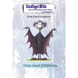 IndigoBlu Drop Dead Gorgeous A6 Red Rubber Stamp (IND1589)