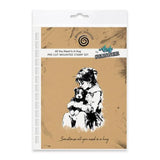 Andy Skinner All You Need Is A Hug 3.5 in x 5.25 in Pre Cut Rubber Stamp