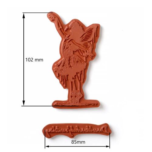 Katy Sue Designs Andy Skinner Pre Cut Rubber Stamp Dance (07-0078-AS)