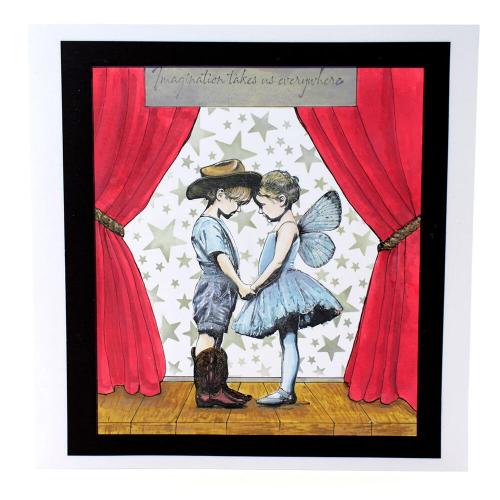 Katy Sue Designs Andy Skinner Pre Cut Rubber Stamp Imagination (07-0079-AS)