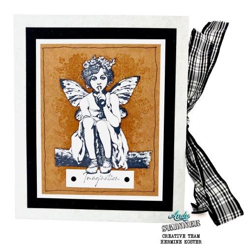 Katy Sue Designs Andy Skinner Pre Cut Rubber Stamp Secret (07-0081-AS)