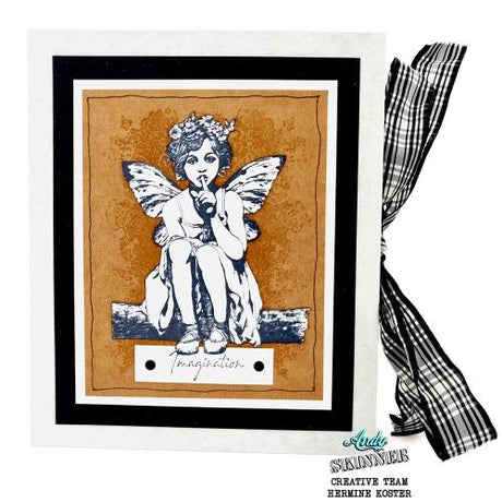 Katy Sue Designs Andy Skinner Pre Cut Rubber Stamp Secret (07-0081-AS)