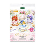 Katy Sue Designs Teacup Bouquet Card Making Kit (17-10101TEA) - Postage as per Actual