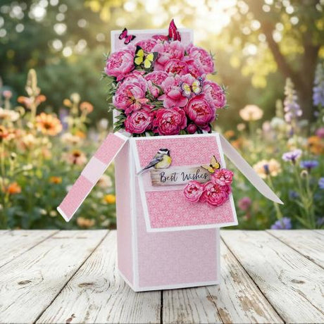 Katy Sue Designs Blooming Box Bouquets Pop Up Card Making Kit (17-10110BBB) - Postage as per Actual