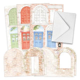 Katy Sue Designs Arched Floral Windows & Doors Card Making Kit (17-10102WIN) - Postage as per Actual