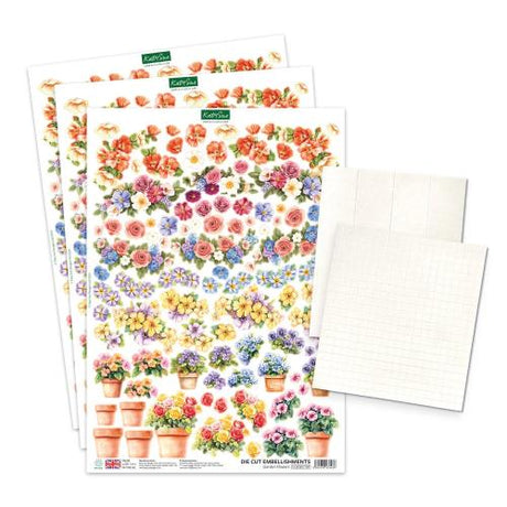 Katy Sue Designs Arched Floral Windows & Doors Card Making Kit (17-10102WIN) - Postage as per Actual