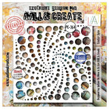Aall and Create Through the Lens 6x6 Inch Stencil Center Spin by Soizic (AALL-PC-264)