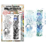 Aall and Create Geometric Gazette A6 Stamp Sets Bee Geometry by Autour De Mwa & Co (AALL-TP-1341)