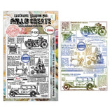 Aall and Create Geometric Gazette A6 Stamp Sets Global Gazette by Autour De Mwa & Co (AALL-TP-1343)