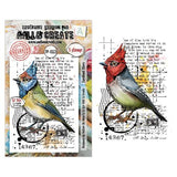 Aall and Create Hearted Nature A7 Stamp Sets Cardinal Stare by Autour De Mwa & Co (AALL-TP-1352)