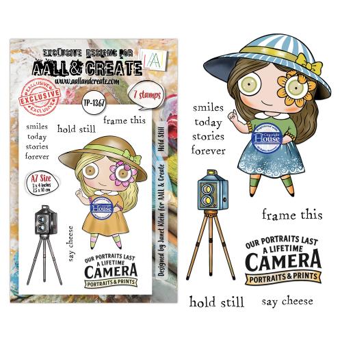 Aall and Create Through the Lens A7 Stamp Sets Hold Still by Janet Klein (AALL-TP-1367)
