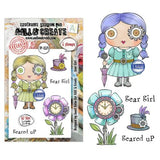 Aall and Create Steam & Wonder A7 Stamp Sets Gear Girl by Janet Klein (AALL-TP-1371)