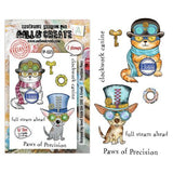 Aall and Create Steam & Wonder A7 Stamp Sets Precision Paws by Janet Klein (AALL-TP-1373)