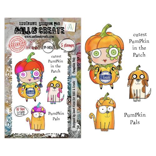 Aall and Create Costume Chronicles A7 Stamp Sets Pumpkin Pals by Janet Klein (AALL-TP-1426)