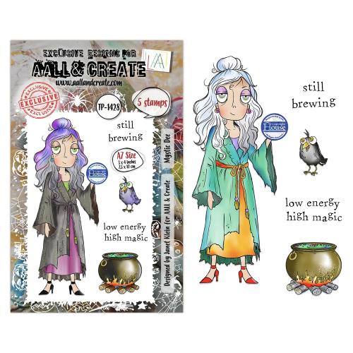 Aall and Create Costume Chronicles A7 Stamp Sets Mystic Dee by Janet Klein (AALL-TP-1428)