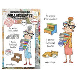 Aall and Create Dee Infiltered A7 Stamp Sets Dee is Booked by Janet Klein (AALL-TP-1433)