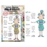 Aall and Create Dee Infiltered A7 Stamp Sets Mother Dee by Janet Klein (AALL-TP-1436)