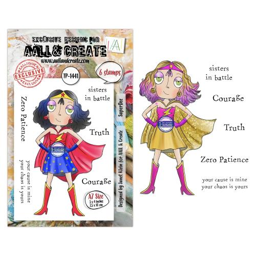 Aall and Create Dee Infiltered A7 Stamp Sets SuperDee by Janet Klein (AALL-TP-1441)