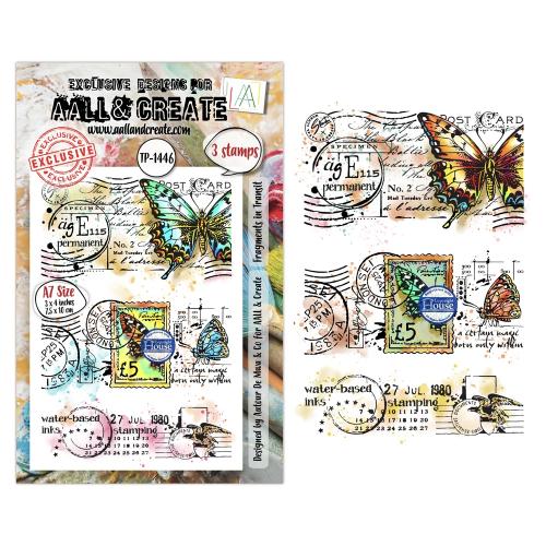 Aall and Create Dispatch Transit A7 Stamp Sets Fragments in Transit by Autour De Mwa & Co (AALL-TP-1446)