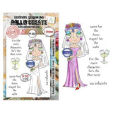 Aall and Create Creative Types A7 Stamp Sets Runaway Bride Dee by Janet Klein (AALL-TP-1450)