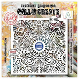 Aall and Create Dentelle Florale 6x6 Inch Stencil Comme Une Verri�re by Azoline (AALL-PC-273)