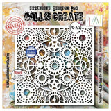 Aall and Create Dentelle Florale 6x6 Inch Stencil Rosace CathŽdrale by Azoline (AALL-PC-275)