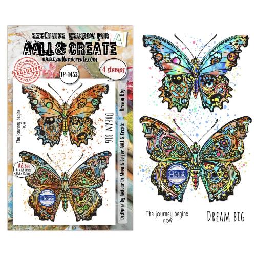 Aall and Create Gearlight Core A6 Stamp Sets Dream Big by Autour De Mwa & Co (AALL-TP-1453)