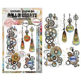 Aall and Create Gearlight Core A6 Stamp Sets Gearlight Glow by Autour De Mwa & Co (AALL-TP-1457)