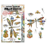 Aall and Create Aether Dragonfly A6 Stamp Sets Glassbound Dragonfly by Soizic (AALL-TP-1466)