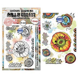 Aall and Create Lovely Couleurs A6 Stamp Sets Graphic Coquelicots by Azoline (AALL-TP-1478)