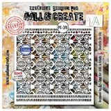 Aall and Create Dentelle Florale 6x6 Inch Stencil Dentelle De Fils by Azoline (AALL-PC-278)