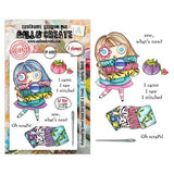 Aall and Create Creative Types A7 Stamp Sets Fabric Habit by Janet Klein (AALL-TP-1499)