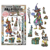 Aall and Create Whispers of Halloween A6 Stamp Sets Wicked Chores by Autour De Mwa & Co (AALL-TP-1505)