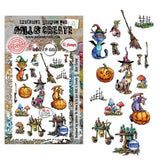 Aall and Create Whispers of Halloween A6 Stamp Sets Boo Crew by Autour De Mwa & Co (AALL-TP-1506)